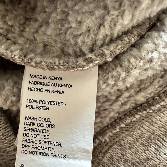 Arrow Men's 1/4 Zip Sweater Pullover Large Gray EUC Soft Winter Sweater - Picture 5 of 11